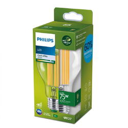 Philips Bec LED Classic A70, Ultra Efficient Light, E27, 5.2W (75W), 1095 lm, lumina neutra (4000K)