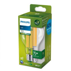 Philips Bec LED Classic A70, Ultra Efficient Light, E27, 5.2W (75W), 1095 lm, lumina calda (3000K)