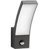 Philips LED outdoor lighting Splay, with motion sensor IR, 12W, 1100 lm,warm light temperature (2700K)