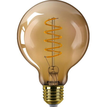 Bec LED vintage (decorativ) Classic Gold Globe G93, EyeComfort, E27, 4W (25W), 250 lm, lumina calda (1800K), dimabil
