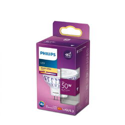 Philips Bec LED spot, GU5.3, 7W (50W), 621 lm, lumina calda (2700K)