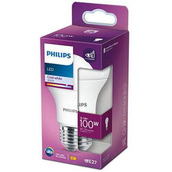Philips Bec LED A60, EyeComfort, E27, 12.5W (100W), 1521 lm, lumina neutra (4000K)