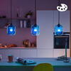 Philips Bec LED RGB inteligent Wiz Bulb P45, Wi-Fi, Bluetooth, E14, 4.9W (40W), 470 lm, lumina alba si color (2200-6500K)