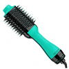 Perie electrica fixa REVLON One-Step Hair Dryer and Volumizer, RVDR5222TE TEAL, pentru par mediu si lung, Turcoaz