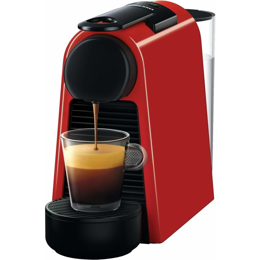 Espressor Nespresso by De'Longhi Essenza Mini Ruby Red, 19 bari, 1150 W, 0.6 l, Rosu