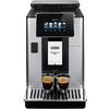 DeLonghi Espressor automat De’Longhi PrimaDonna SOUL ECAM 610.55.SB, Carafa pentru lapte, Sistem LatteCrema, Rasnita cu tehnologie Bean Adapt, Coffee Link App, 1450W, 19 bar,2.2 l, Negru - Argintiu
