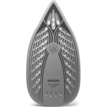 Statie de calcat Philips GC7933/30 PerfectCare Complact Plus, 2400W, 120g/min, 1.5l, talpa SteamGlide Plus, alb-mov