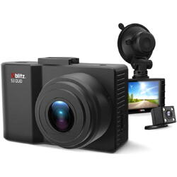 Camera auto DVR Xblitz S3 Duo Dual fata/spate, Full HD, Black