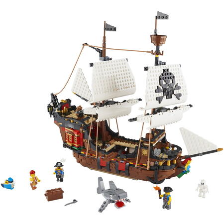 LEGO Creator 3 in 1 - Corabie de pirati 31109, 1264 piese