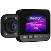 Camera auto duala DVR Prestigio RoadRunner 380, IPS display 2.0'', FHD 30fps si HD 30fps, unghi de 140°, Night Vision, Motion Detection, G-sensor, Cyclic Recording, Black