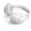 Casti audio wireless Philips TAH8506WT/00 supraauriculare, Hi-Res Audio, ANC, Bluetooth v.5, aplicatie mobila, redare 60 h, incarcare rapida, compatibil asistent vocal, alb