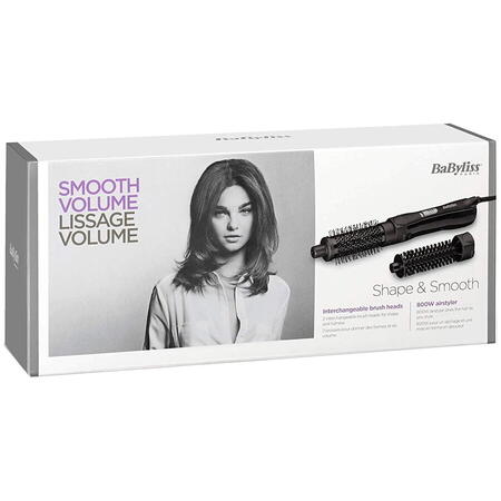 Perie cu aer cald Babyliss Airstyler Shape & Smooth As82e, 800 W