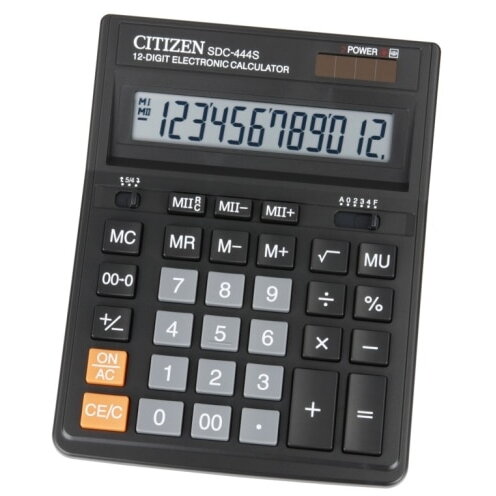 Calculator de birou Citizen SDC-444S, 12digit