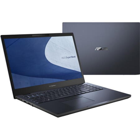 Ultrabook ASUS 15.6'' ExpertBook B1 B1500CBA, FHD, Procesor Intel® Core™ i7-1255U, 16GB DDR4, 512GB SSD, Intel Iris Xe, Win 11 Pro, Star Black