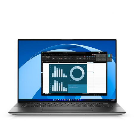 Ultrabook DELL 15.6'' XPS 15 9520, 3.5K InfinityEdge OLED Touch, Procesor Intel® Core™ i9-12900HK, 32GB DDR5, 1TB SSD, GeForce RTX 3050 Ti 4GB, Win 11 Pro, Platinum Silver, 3Yr BOS