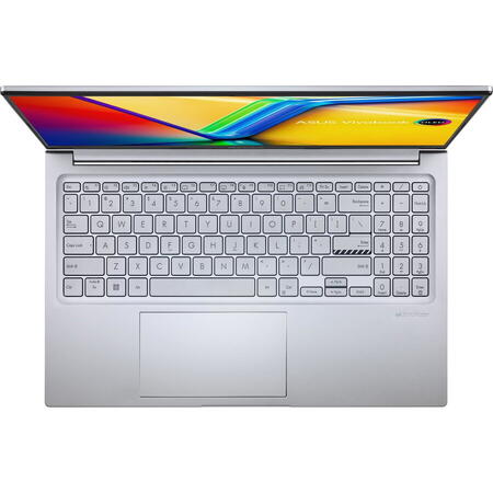 Laptop ASUS VivoBook 15 A1505ZA cu procesor Intel®Core™ i7-1255U pana la 4.70 GHz, 15.6", Full HD, OLED, 8GB, 512GB SSD, Intel® UHD Graphics, No OS, Transparent Silver