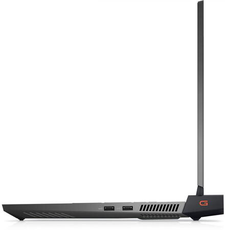 Laptop DELL Gaming 15.6'' G15 5520, FHD 120Hz, Procesor Intel® Core™ i7-12700H (24M Cache, up to 4.70 GHz), 16GB DDR5, 512GB SSD, GeForce RTX 3060 6GB, Linux, Dark Shadow Grey, 3Yr CIS