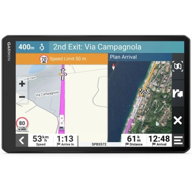 Sistem Navigatie Garmin Camper 1095 pentru rulote de 10” cu date din trafic in timp real