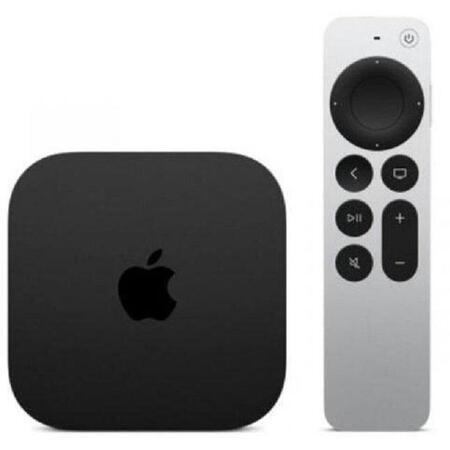 Mediaplayer Apple TV 2022 3rd gen, 4K, 128GB, Wi-Fi, Ethernet, Black