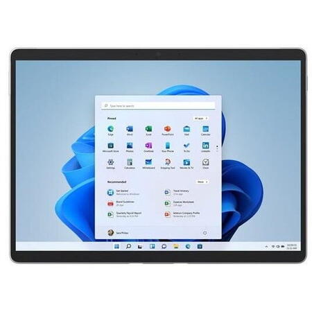 Tableta Microsoft Surface Pro 8, Procesor Intel® Core™ i7-1185G7, PixelSense 13", 16GB RAM, 256GB SSD, 8MP, Wi-Fi, Bluetooth, Windows 10 Pro Argintiu