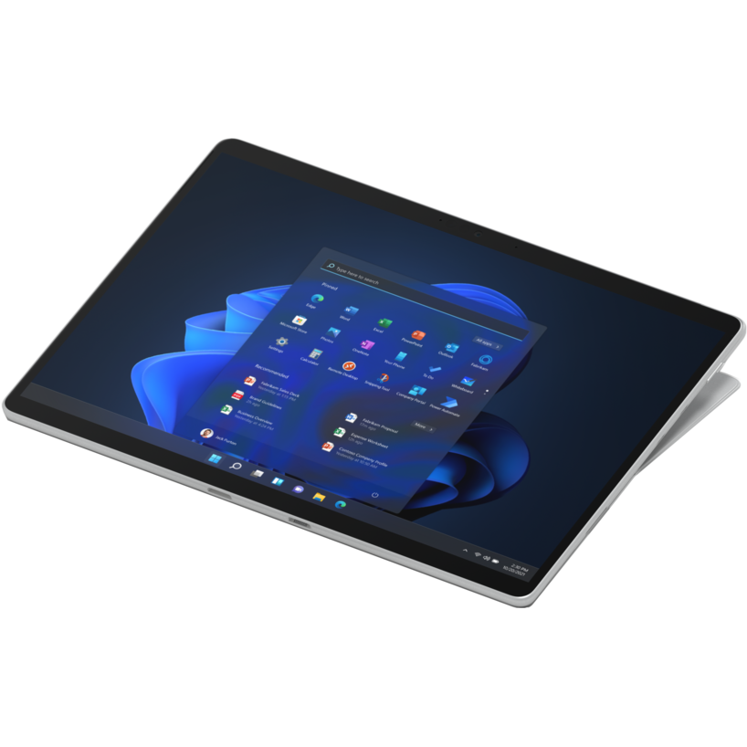 Tableta Microsoft Surface Pro 8, Procesor Intel® Core™ i5-1145G7, PixelSense 13, 16GB RAM, 256GB SSD, 8MP, Wi-Fi, Bluetooth, Windows 11 Pro Argintiu