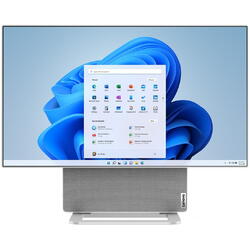 Sistem All-in-One Lenovo Yoga AIO 7 27ARH7 cu procesor AMD Ryzen 7 6800H pana la 4.70 GHz, 27" UHD IPS, 16GB LPDDR5, 1TB SSD M.2 2280 PCIe 4.0x4 NVMe, Integrated AMD Radeon 680M Graphics, Windows 11 Home