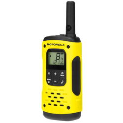 Statie radio Motorola Talkabout T92 H2O, 2 Walkie-Talkies, 16 canale, Galben Negru
