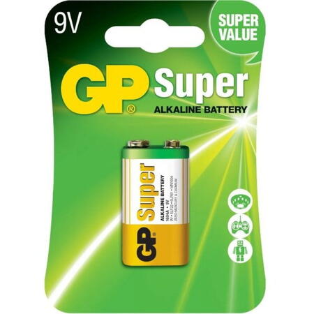 Baterie Super Alcalina (6LF22) 9V, blister 1 buc