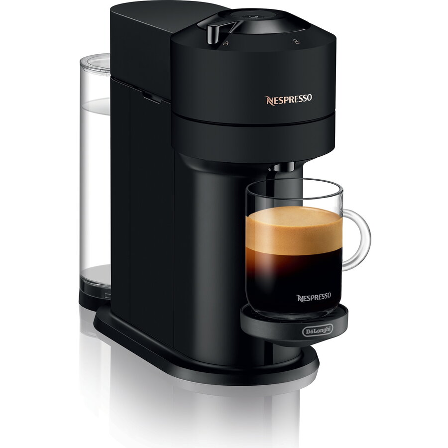 Espressor Nespresso by De’Longhi ENV120.BM Vertuo Next , 1500W,extractie prin Centrifuzie, Conectare la telefon, 1.1L, Negru Mat + 12 capsule cadou