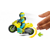 LEGO City - Motocicleta de cascadorie cibernetica 60358, 13 piese
