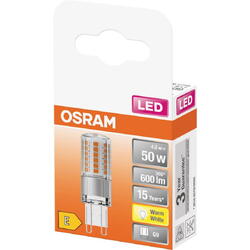 OSRAM Bec LED PIN, G9, 4.8W (50W), 600 lm, lumina calda