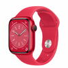 Apple Watch 8, GPS, Cellular, arcasa RED Aluminium 41mm, RED Sport Band