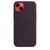 Husa de protectie Apple Silicone Case with MagSafe pentru iPhone 14 Plus, Elderberry