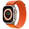 Apple Watch Ultra, GPS, Cellular, Carcasa Titanium 49mm, Orange Alpine Loop - Large