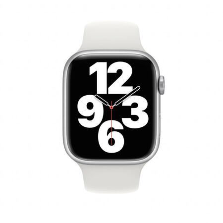 Curea pentru Apple Watch 45mm,Sport Band, White