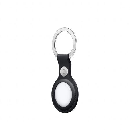 AirTag Leather Key Ring pentru AirTag Apple, Midnight