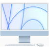 Sistem Desktop PC iMac 24" (2021) cu procesor Apple M1, 24", Retina 4.5K, 8GB, 256GB SSD, 8-core GPU, Blue, INT KB