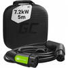 Green Cell EV09 electric vehicle charging cable Type 2 7,2kW 5 m