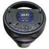 Boxa portabila activa Akai ABTS-530BT, 5 W, Bluetooth, USB, micro SD card slot, Intrare microfon, Lumini difuzor
