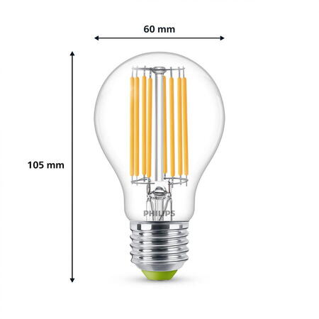 Bec LED Classic A60, Ultra Efficient Light, E27, 4W (60W), 840 lm, lumina neutra (4000K)