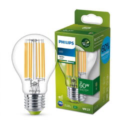 Philips Bec LED Classic A60, Ultra Efficient Light, E27, 4W (60W), 840 lm, lumina calda (3000K)
