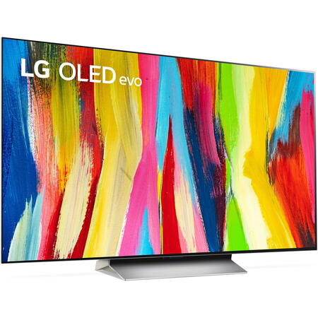 Televizor OLED LG OLED77C22LB, 195 cm, Smart, 4K Ultra HD, Clasa F