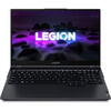 Laptop Lenovo Legion 5 15ITH6, 15.6" FHD, procesor Intel Core i5-11400H, 16GB RAM, 512GB SSD, nVidia GeForce RTX 3050, No OS, Shadow Black