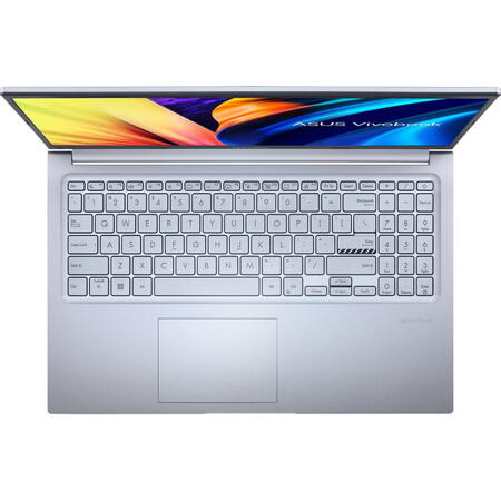 Laptop ASUS 15.6'' Vivobook 15 X1502ZA, FHD, Procesor Intel® Core™ i5-1240P (12M Cache, up to 4.40 GHz), 8GB DDR4, 512GB SSD, Intel Iris Xe, No OS, Icelight Silver