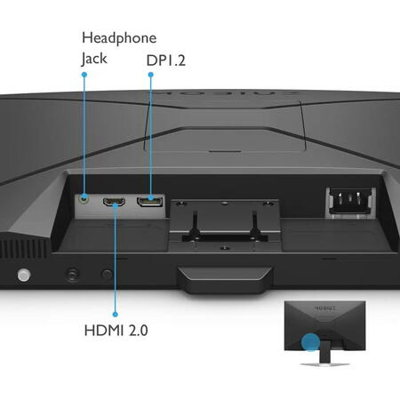 Monitor LED BenQ Gaming MOBIUZ EX240N 23.8 inch FHD VA 1 ms 165 Hz HDR FreeSync Premium
