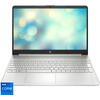 Laptop HP 15s-fq5006nq cu procesor Intel® Core™ i7-1255U pana la 4.70 GHz, 15.6", Full HD, IPS, 16GB, 1TB SSD, Intel® Iris® Xe Graphics, Free DOS, Natural Silver