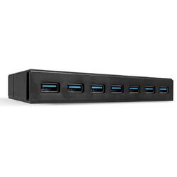 LINDY Charging Hub 7 Port USB 3.1, negru