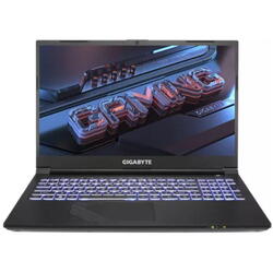 Laptop GIGABYTE Gaming 15.6'' G5 MF, FHD 144Hz, Procesor Intel® Core™ i5-12500H (18M Cache, up to 4.50 GHz), 8GB DDR4, 512GB SSD, GeForce RTX 4050 6GB, Free DOS, Black