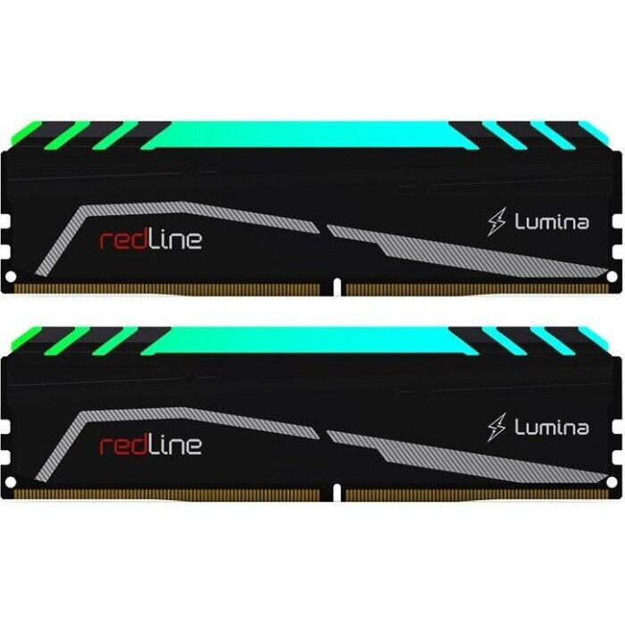 Redline Lumina - DDR4 - kit - 64 GB: 2 x 32 GB - DIMM 288-pin - 3600 MHz / PC4-28800 - unbuffered