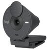 Camera web Logitech Brio 300, Full HD 1080p, RightLight 2, 70 FoV, USB-C, Privacy - Graphite
